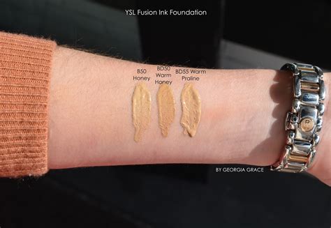 YSL Fusion Ink Foundation; Review & Swatches of 